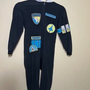 Space Explorer Kids One Piece - Black